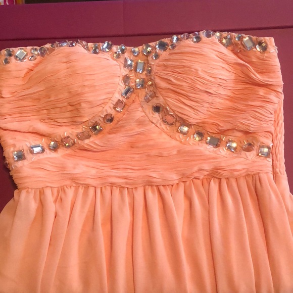 Strapless High Low Homecoming-ish Dress - Picture 8 of 12